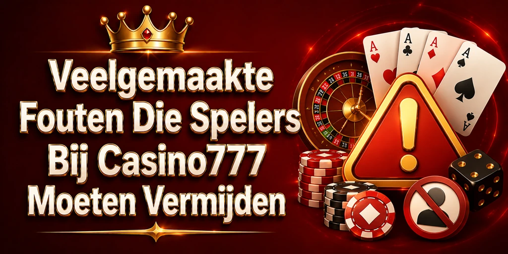 Veelgemaakte Fouten Die Spelers Bij Casino777 Moeten Vermijden