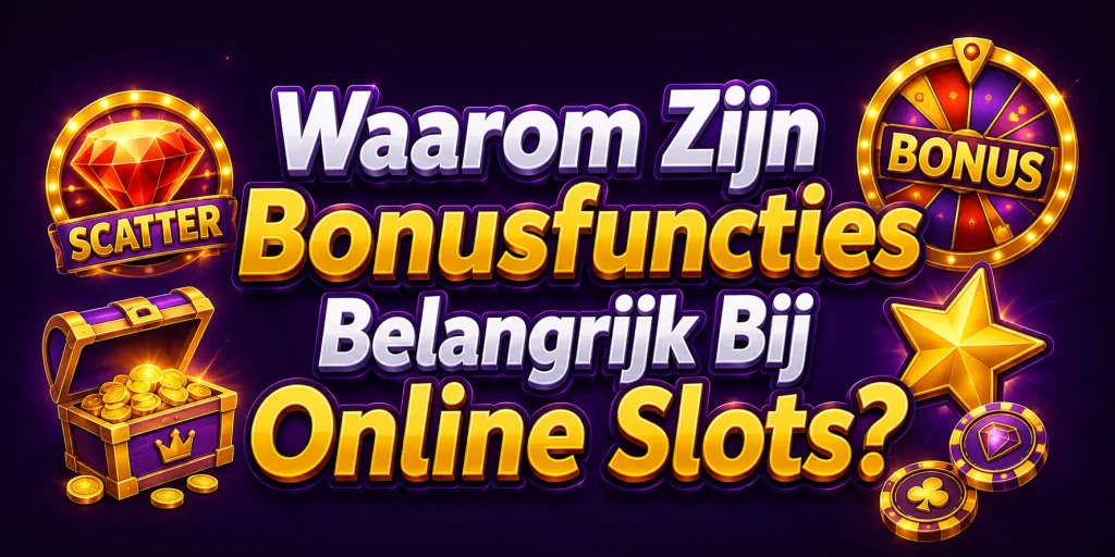 Waarom Zijn Bonusfuncties Belangrijk Bij Online Slots?