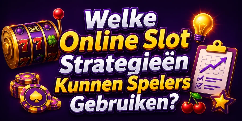 Welke Online Slot Strategieën Kunnen Spelers Gebruiken?